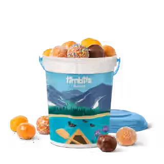 Tim Hortons Menu Canada 2026 123 Summer Timbits Bucket with 30 Timbits